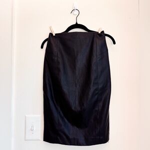 Express Faux Leather Pencil Skirt